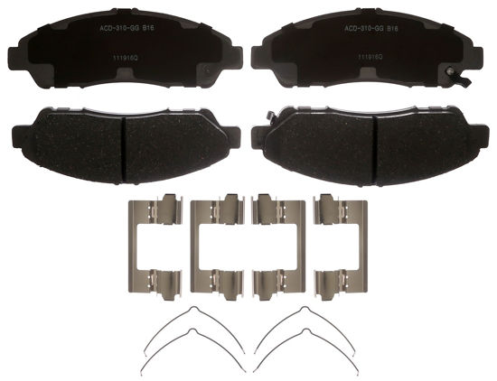 Picture of 14D1280CHF1 Ceramic Disc Brake Pad  BY ACDelco