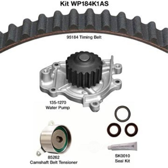 Picture of WP184K1AS Engine Timing Belt Kit w/Water Pump & Seals  By DAYCO PRODUCTS LLC
