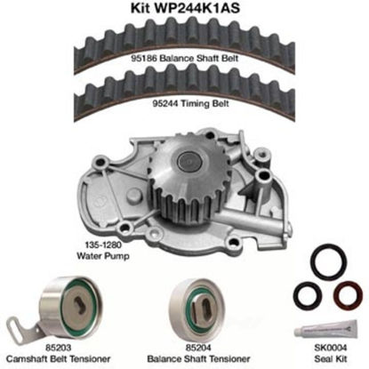 Picture of WP244K1AS Engine Timing Belt Kit w/Water Pump & Seals  By DAYCO PRODUCTS LLC