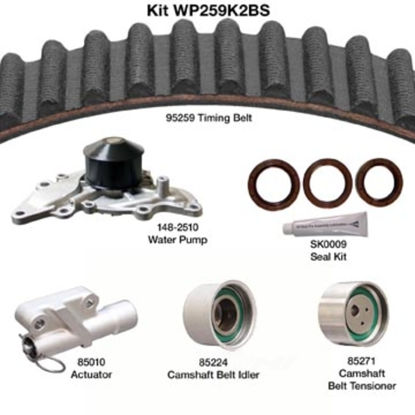 Picture of WP259K2BS Engine Timing Belt Kit w/Water Pump & Seals  By DAYCO PRODUCTS LLC