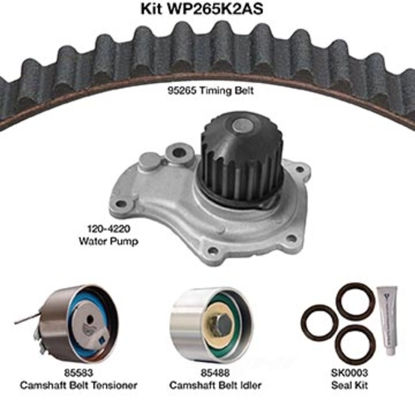 Picture of WP265K2AS Engine Timing Belt Kit w/Water Pump & Seals  By DAYCO PRODUCTS LLC
