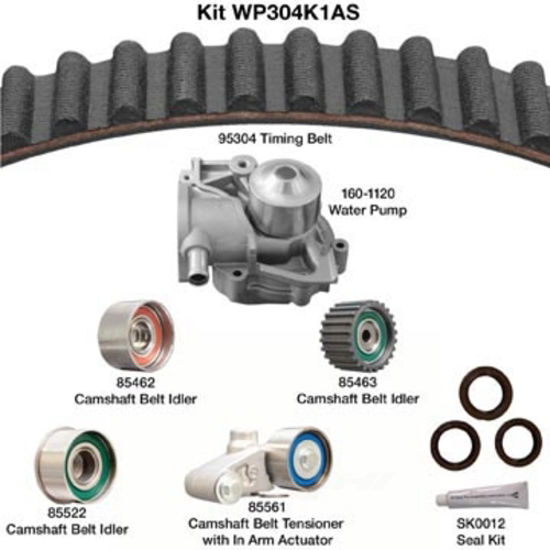 Picture of WP304K1AS Water Pump Kit w/Seals  By DAYCO PRODUCTS LLC