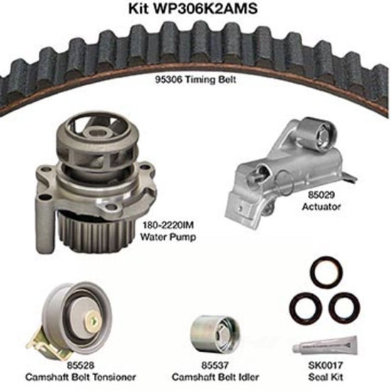 Picture of WP306K2AMS Water Pump Kit w/Seals  By DAYCO PRODUCTS LLC