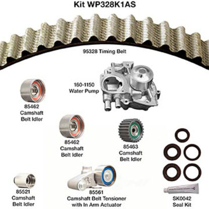 Picture of WP328K1AS Engine Timing Belt Kit w/Water Pump & Seals  By DAYCO PRODUCTS LLC