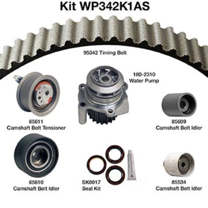 Picture of WP342K1AS Water Pump Kit w/Seals  By DAYCO PRODUCTS LLC