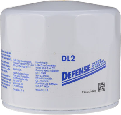 Picture of DL2 Engine Oil Filter  By DEFENSE FILTERS