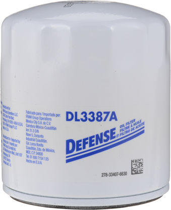 Picture of DL3387A Engine Oil Filter  By DEFENSE FILTERS