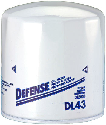 Picture of DL43 Engine Oil Filter  By DEFENSE FILTERS