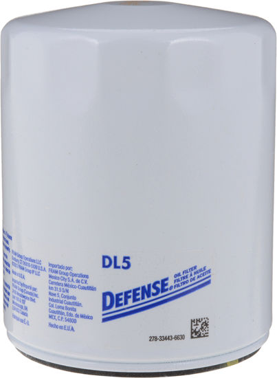 Picture of DL5 Engine Oil Filter  By DEFENSE FILTERS