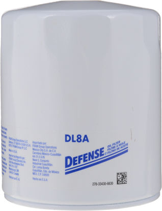 Picture of DL8A Engine Oil Filter  By DEFENSE FILTERS
