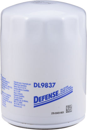 Picture of DL9837 Engine Oil Filter  By DEFENSE FILTERS