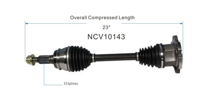Picture of NCV10143 CV Joint Half Shaft  By GSP NORTH AMERICA INC