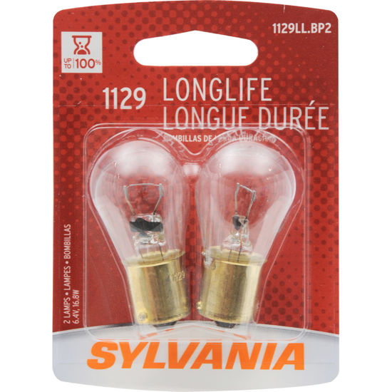 Picture of 1129LL.BP2 Long Life Blister Pack Twin Turn Signal Light Bulb  By SYLVANIA