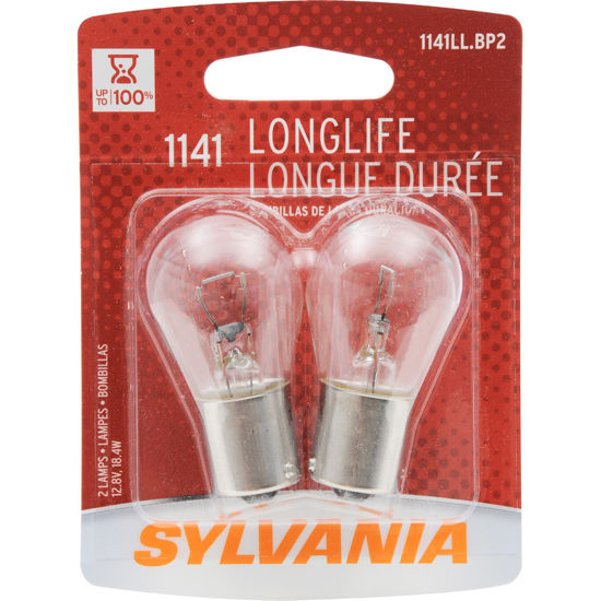 Picture of 1141LL.BP2 Long Life Blister Pack Twin Back Up Light Bulb  By SYLVANIA