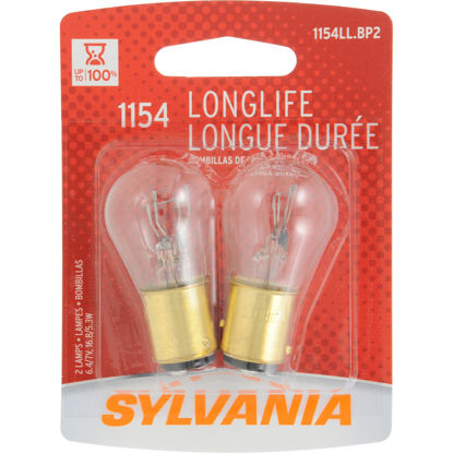 Picture of 1154LL.BP2 Long Life Blister Pack Twin Brake Light Bulb  By SYLVANIA