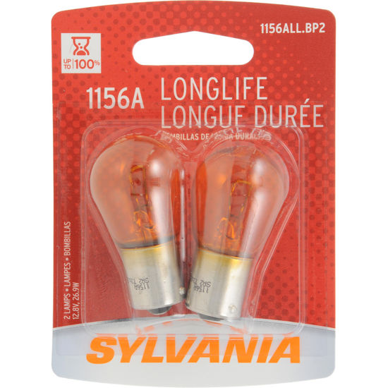 Picture of 1156ALL.BP2 Long Life Blister Pack Twin Turn Signal Light Bulb  By SYLVANIA