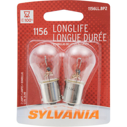 Picture of 1156LL.BP2 Long Life Blister Pack Twin Back Up Light Bulb  By SYLVANIA