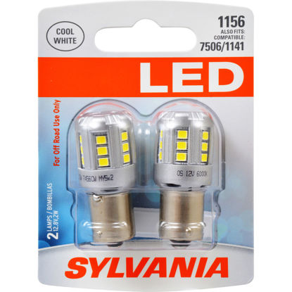 Picture of 1156SL.BP2 LED Blister Pack Twin Back Up Light Bulb  By SYLVANIA