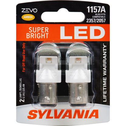 Picture of 1157ALED.BP2 ZEVO Blister Pack Twin Turn Signal Light Bulb  By SYLVANIA