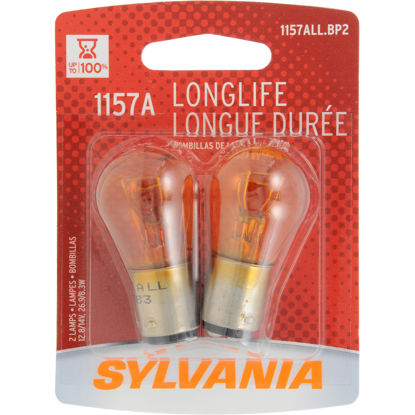 Picture of 1157ALL.BP2 Long Life Blister Pack Twin Turn Signal Light Bulb  By SYLVANIA