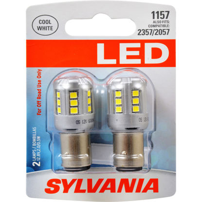 Picture of 1157SL.BP2 LED Blister Pack Twin Turn Signal Light Bulb  By SYLVANIA
