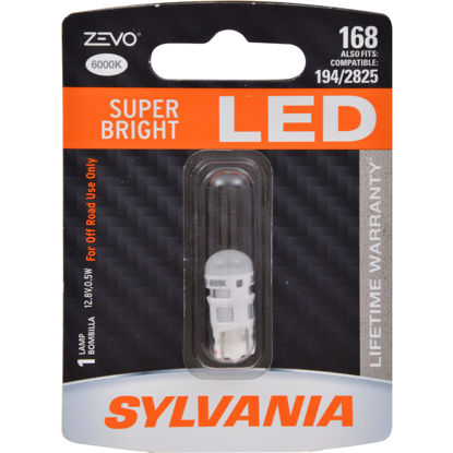 Picture of 168LED.BP ZEVO Blister Pack Side Marker Light Bulb  By SYLVANIA