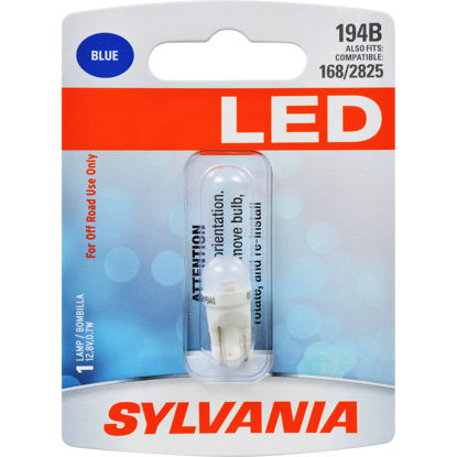 Picture of 194BSL.BP LED Blister Pack Instrument Panel Light Bulb  By SYLVANIA
