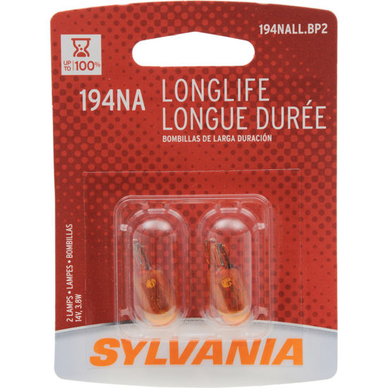 Picture of 194NALL.BP2 Long Life Blister Pack Twin Side Marker Light Bulb  By SYLVANIA