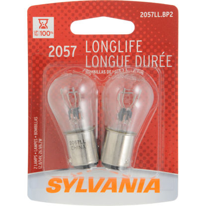 Picture of 2057LL.BP2 Long Life Blister Pack Twin Turn Signal Light Bulb  By SYLVANIA