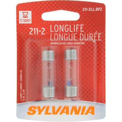 Picture of 211-2LL.BP2 Long Life Blister Pack Twin Dome Light Bulb  By SYLVANIA