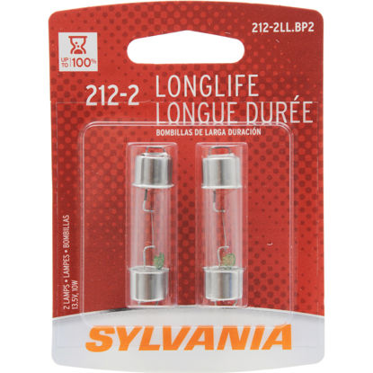 Picture of 212-2LL.BP2 Long Life Blister Pack Twin Courtesy Light Bulb  By SYLVANIA