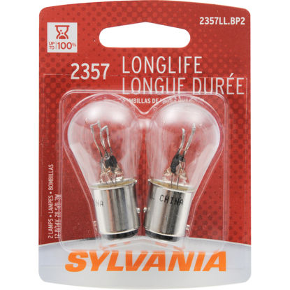 Picture of 2357LL.BP2 Long Life Blister Pack Twin Brake Light Bulb  By SYLVANIA