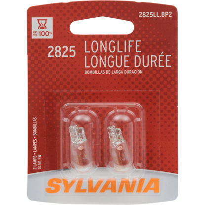 Picture of 2825LL.BP2 Long Life Blister Pack Twin License Light Bulb  By SYLVANIA