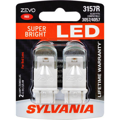 Picture of 3157RLED.BP2 ZEVO Blister Pack Twin Brake Light Bulb  By SYLVANIA