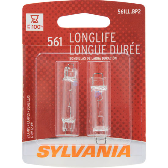 Picture of 561LL.BP2 Long Life Blister Pack Twin Dome Light Bulb  By SYLVANIA