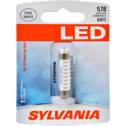 Picture of 578SL.BP LED Blister Pack Dome Light Bulb  By SYLVANIA