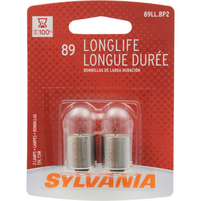 Picture of 89LL.BP2 Long Life Blister Pack Twin Courtesy Light Bulb  By SYLVANIA