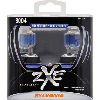 Picture of 9004SZ.PB2 SilverStar zXe Plastic Box Twin Headlight Bulb  By SYLVANIA