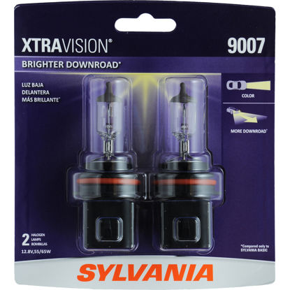 Picture of 9007XV.BP2 XtraVision Blister Pack Twin Headlight Bulb  By SYLVANIA