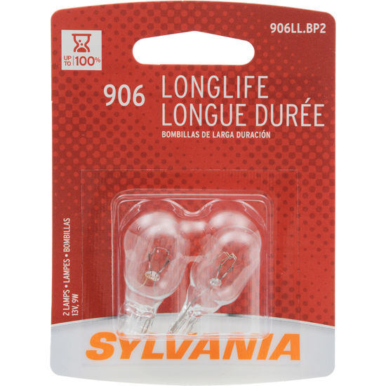 Picture of 906LL.BP2 Long Life Blister Pack Twin Courtesy Light Bulb  By SYLVANIA
