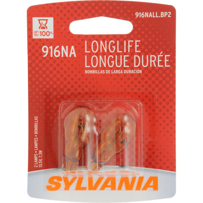 Picture of 916NALL.BP2 Long Life Blister Pack Twin Side Marker Light Bulb  By SYLVANIA