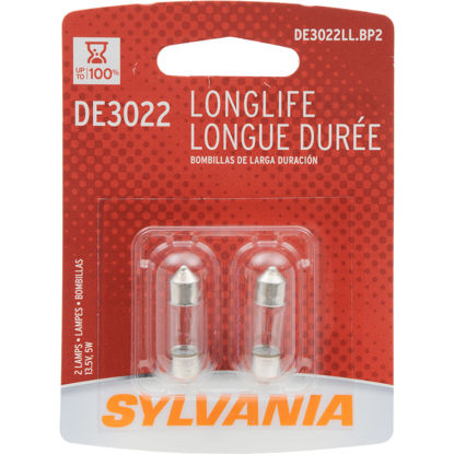 Picture of DE3022LL.BP2 Long Life Blister Pack Twin Trunk or Cargo Area Light  By SYLVANIA
