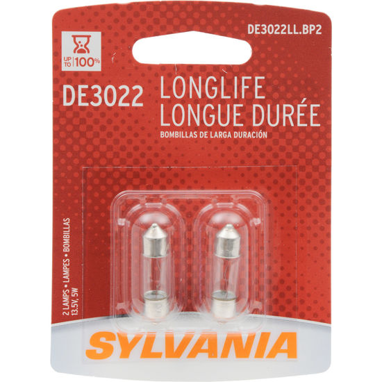 Picture of DE3022LL.BP2 Long Life Blister Pack Twin Trunk or Cargo Area Light  By SYLVANIA