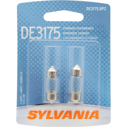 Picture of DE3175.BP2 Blister Pack Twin Dome Light Bulb  By SYLVANIA
