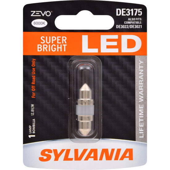 Picture of DE3175LED.BP ZEVO Blister Pack Dome Light Bulb  By SYLVANIA