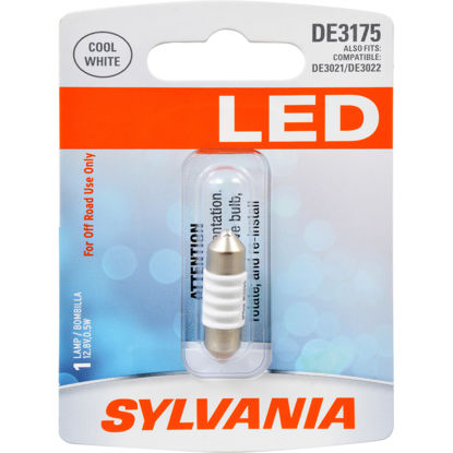 Picture of DE3175SL.BP LED Blister Pack Dome Light Bulb  By SYLVANIA