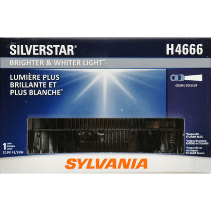Picture of H4666ST.BX SilverStar Box Headlight Bulb  By SYLVANIA
