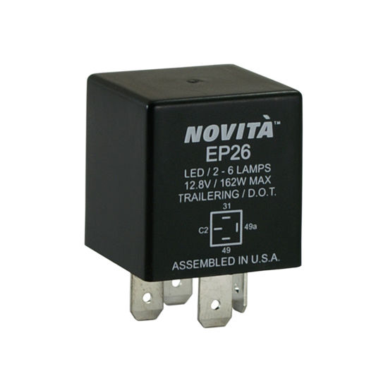 Picture of EP26 Hazard Warning and Turn Signal Flasher  By NOVITA FLASHERS