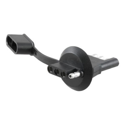 Picture of Curt 58404 | Curt 4-Way Flat License Plate Light Plug Adapter