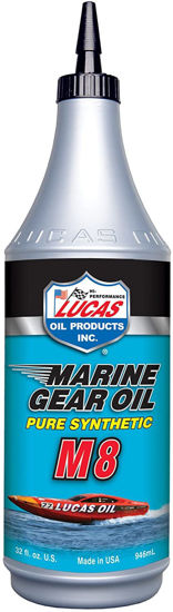 Picture of Lucas Oil 10652- Synthetic SAE 75W-90 M8 Marine Gear Oil 1 quart